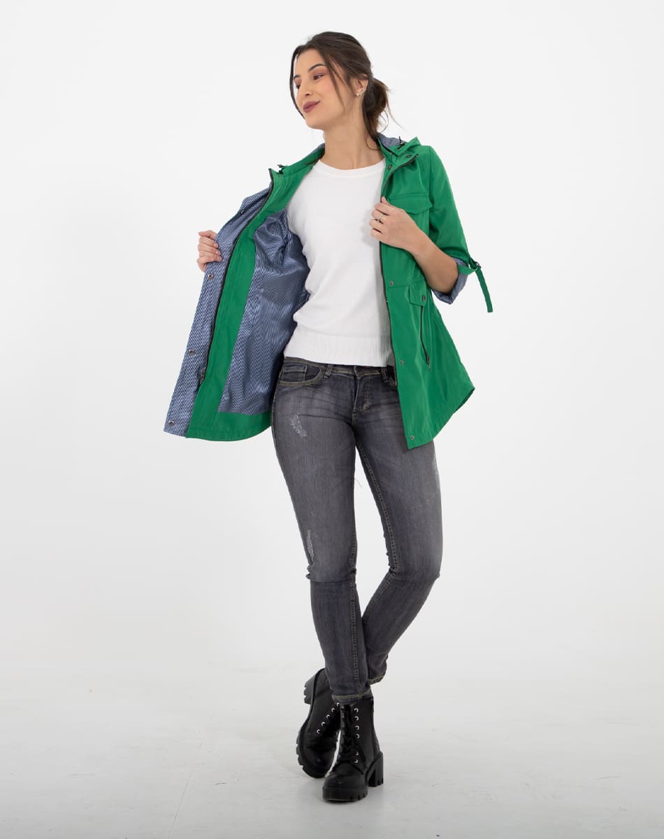 Detachable hood raincoat