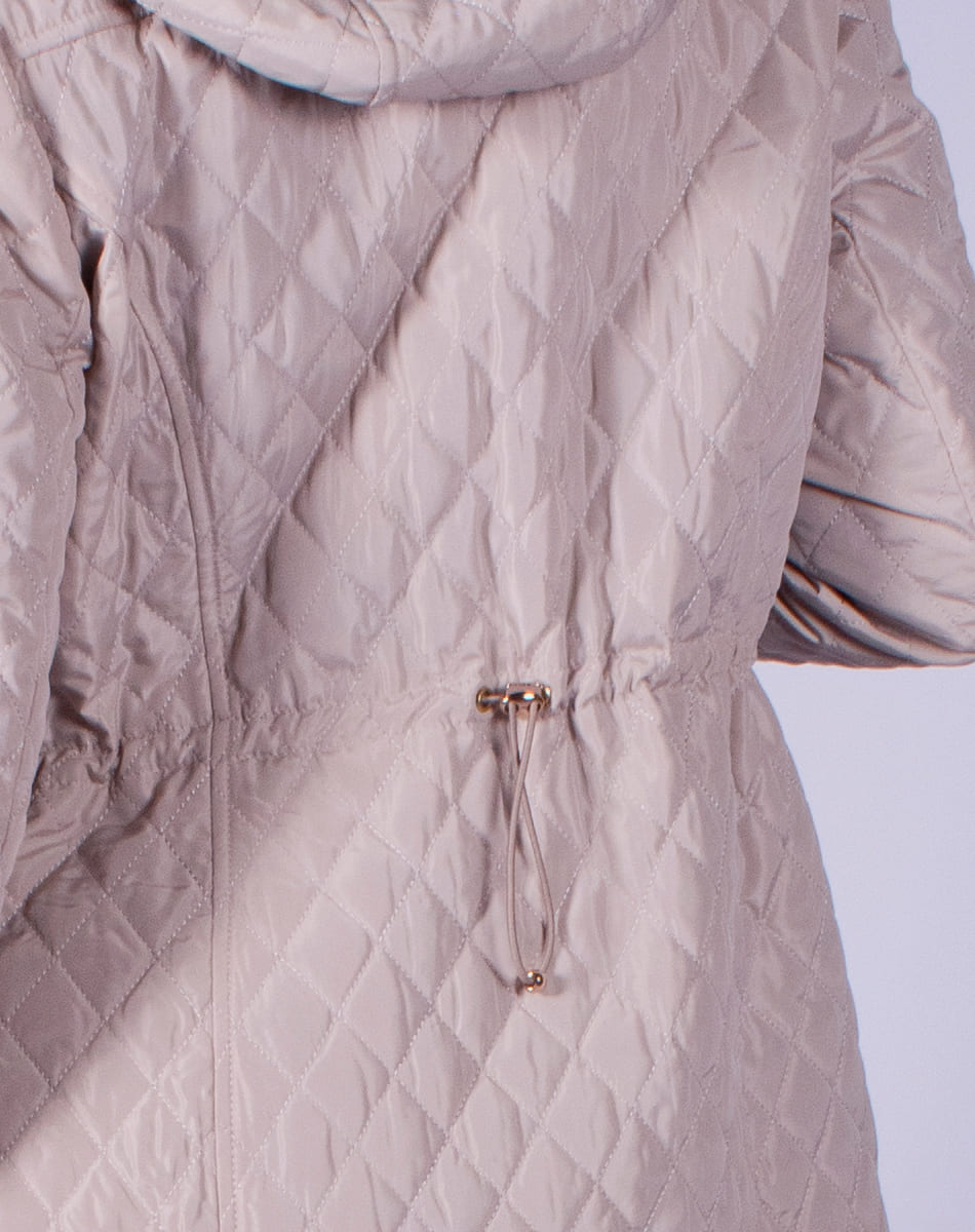 Hooded quilted jacket