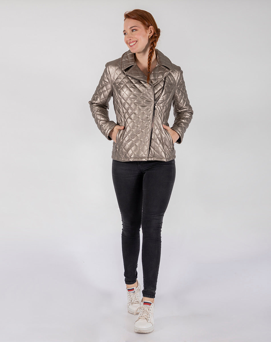 Shyla | Biker style quilted jacket