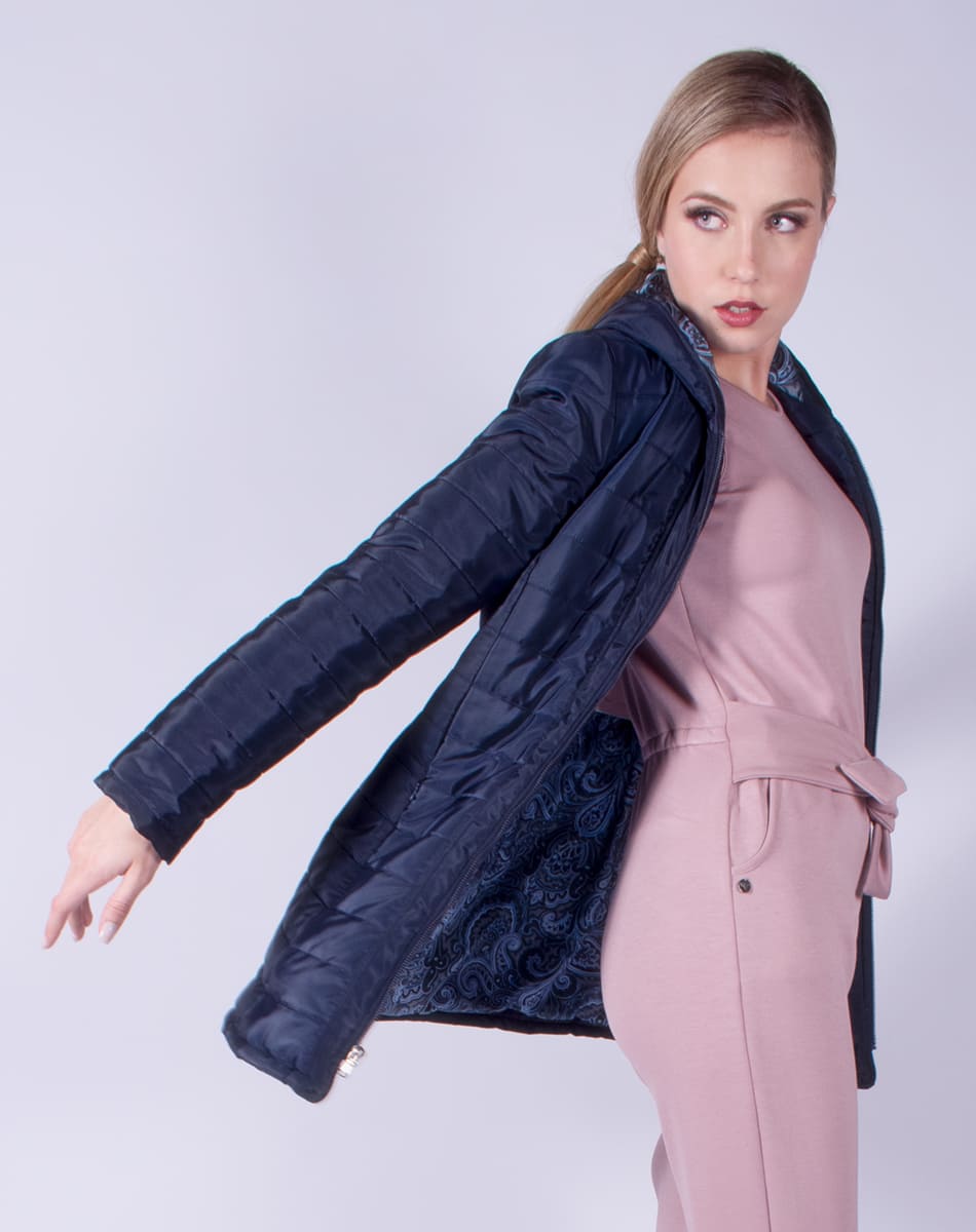 Jacket with integrated hood