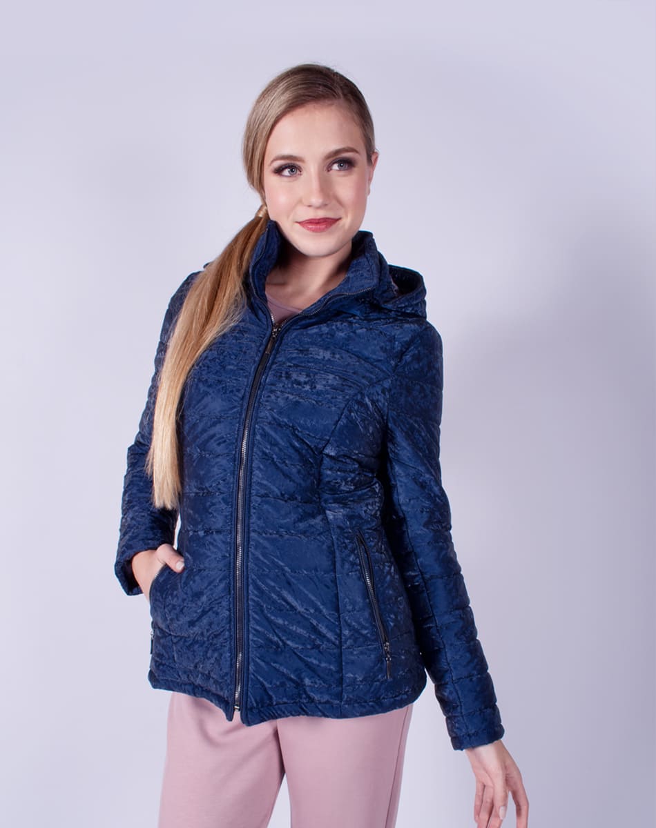 Velvety soft  hooded jacket