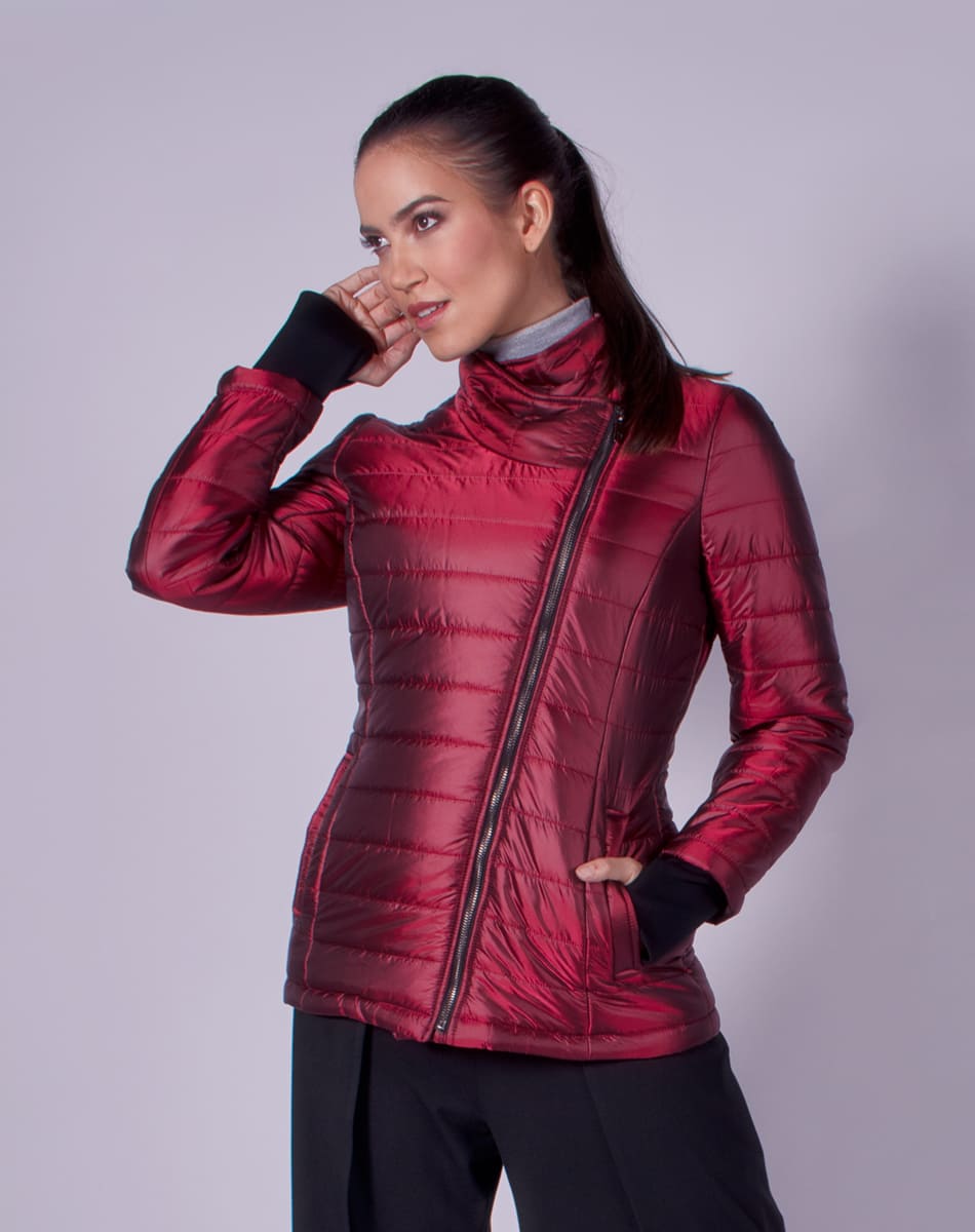 Jacket with integrated cuffs
