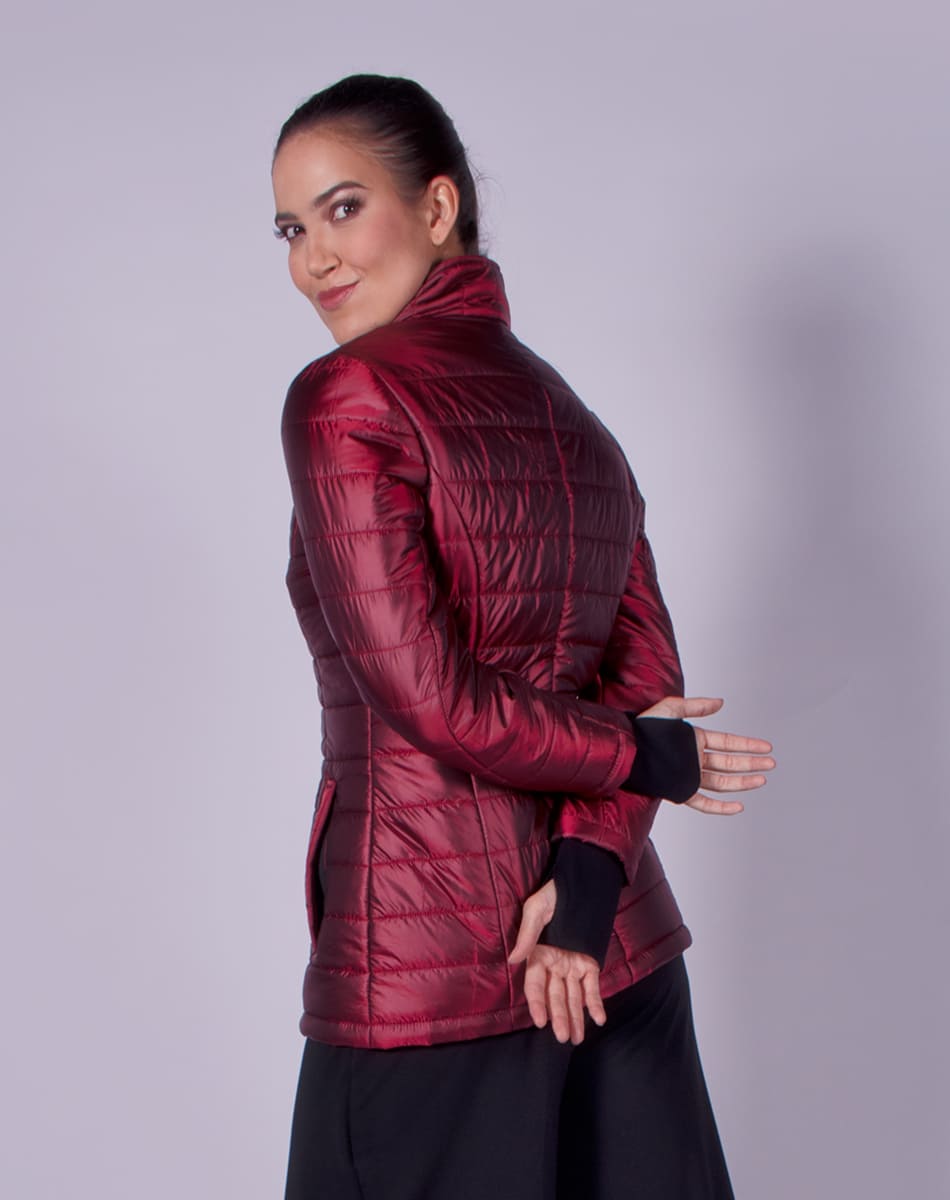Jacket with integrated cuffs