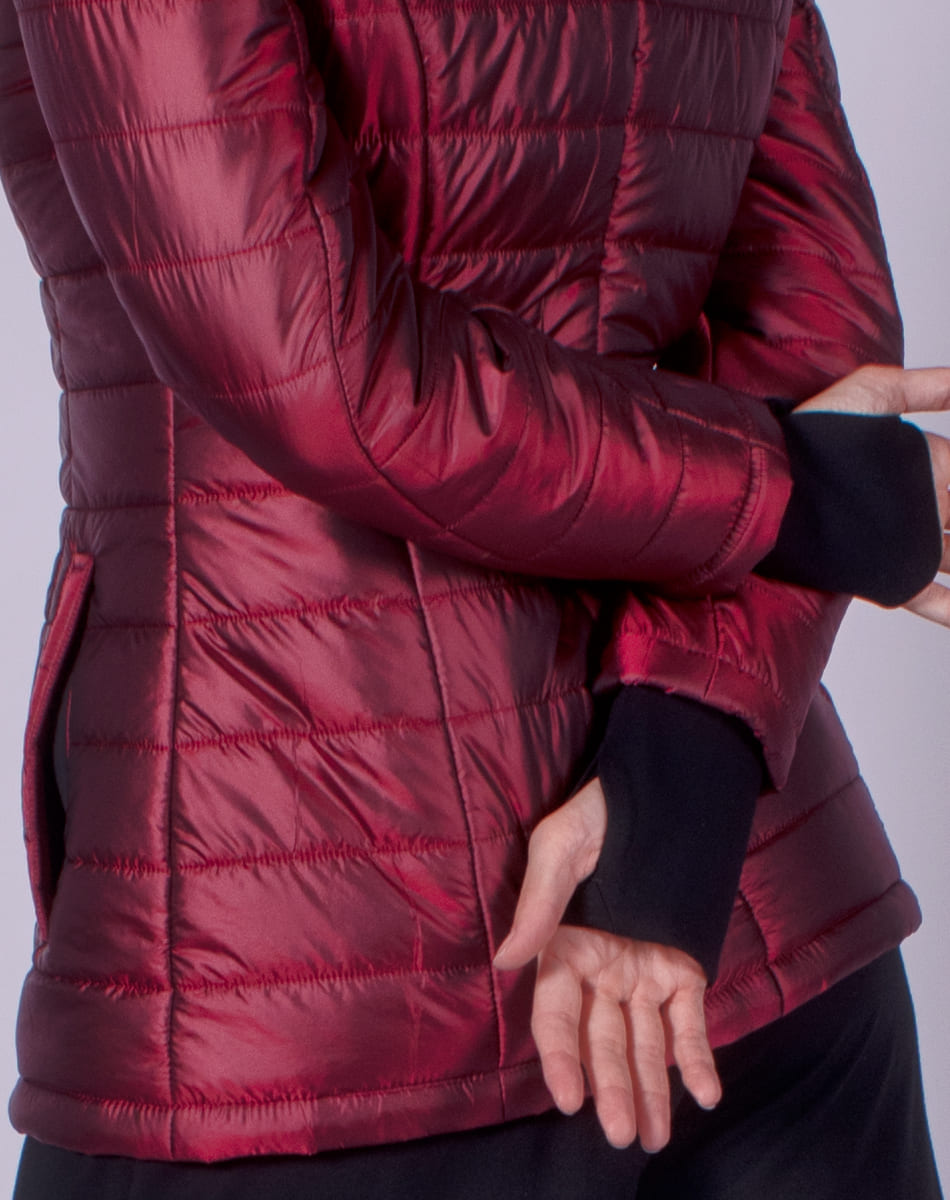 Jacket with integrated cuffs