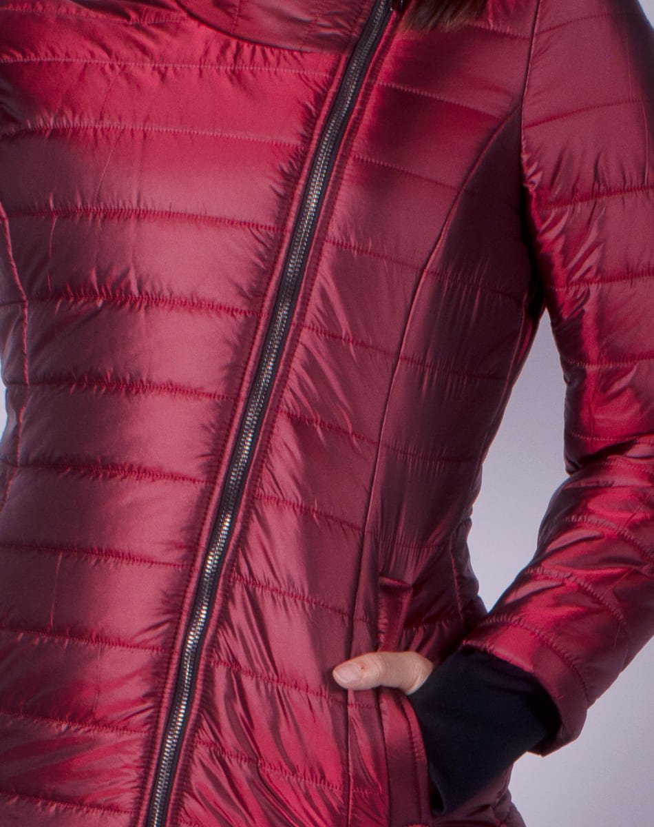 Jacket with integrated cuffs
