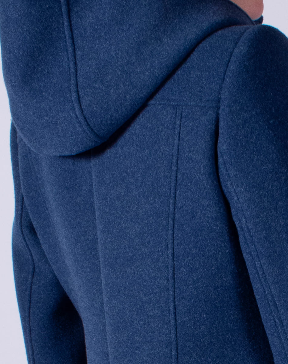 Coat with detachable hood