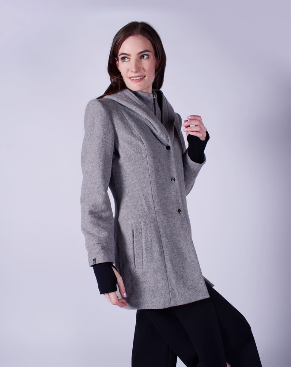 Hooded coat