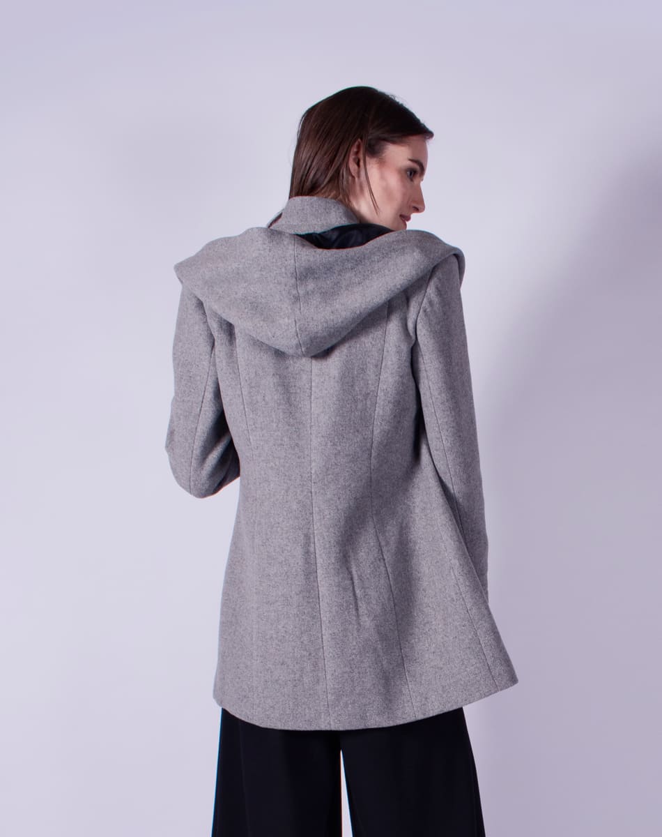 Hooded coat