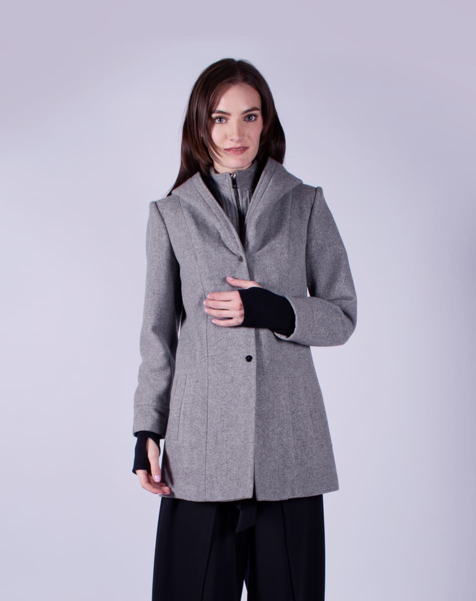 Hooded coat