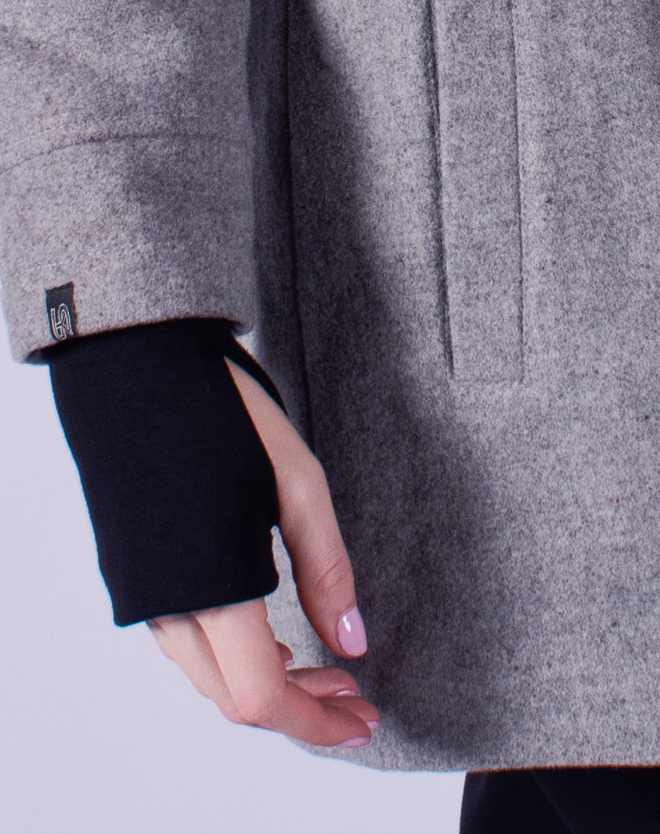 Hooded coat