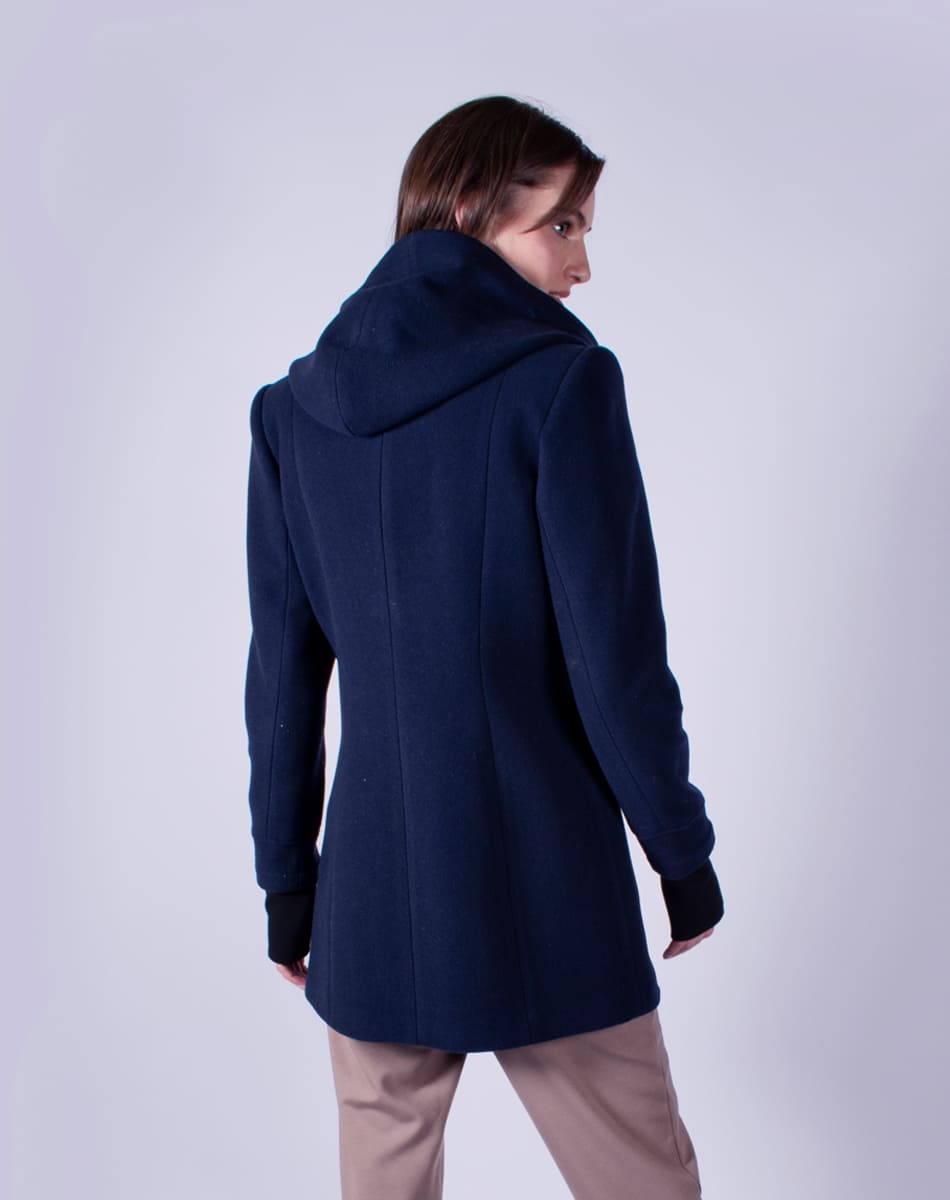 Hooded coat