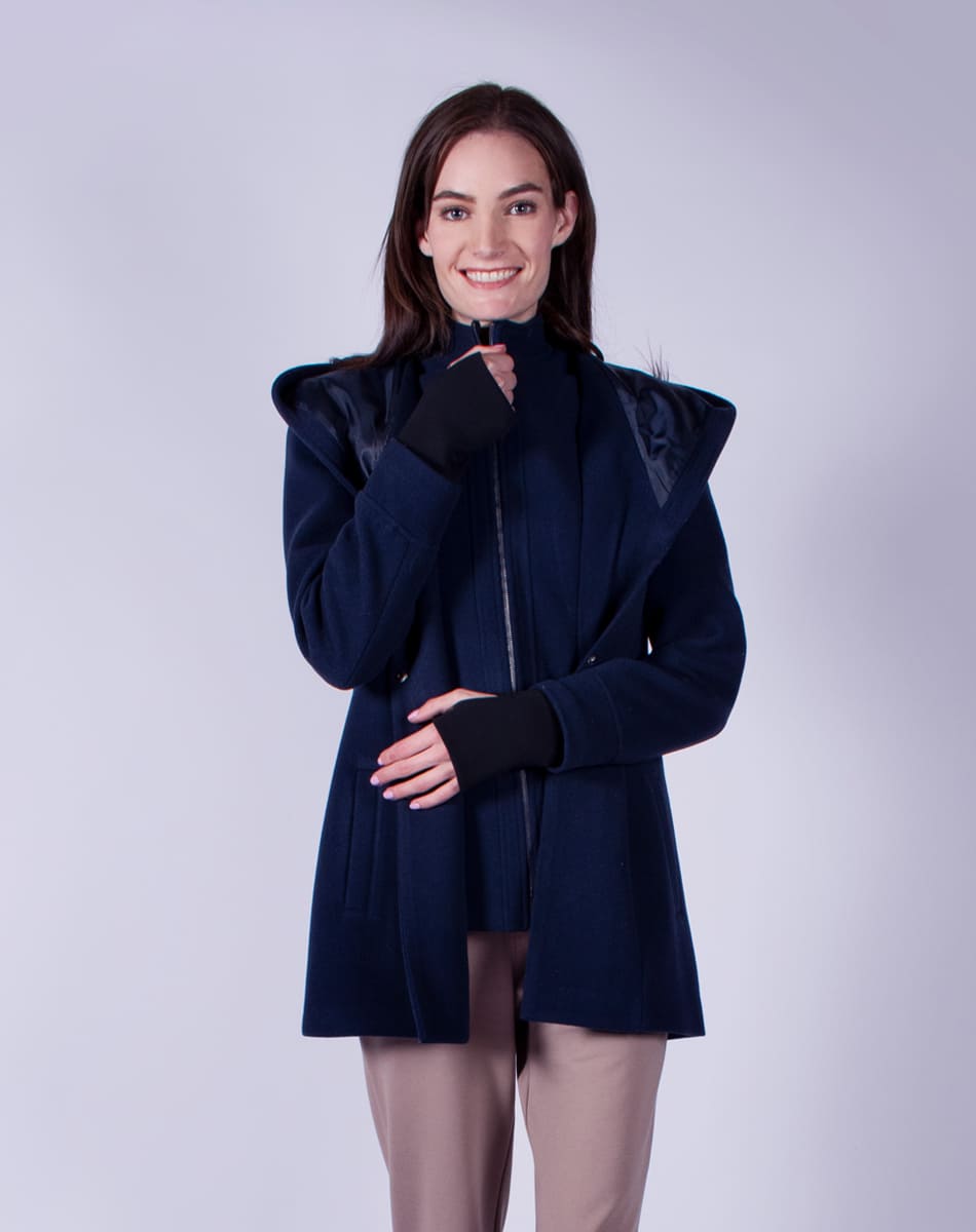 Hooded coat