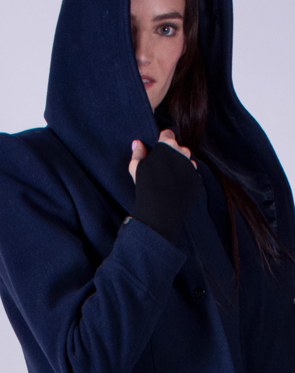 Hooded coat