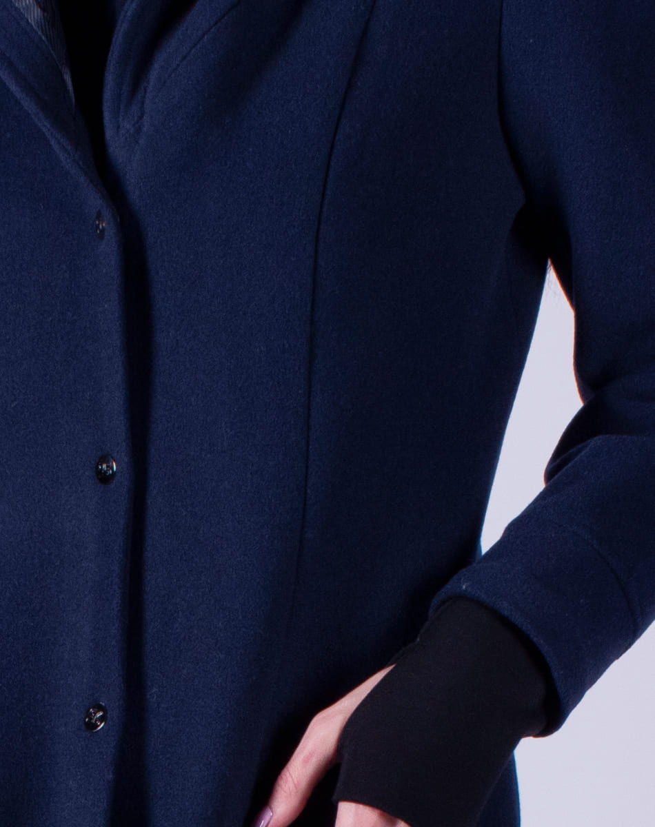 Hooded coat