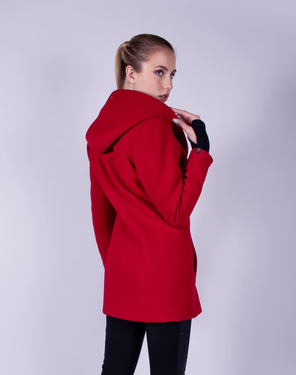 Hooded coat