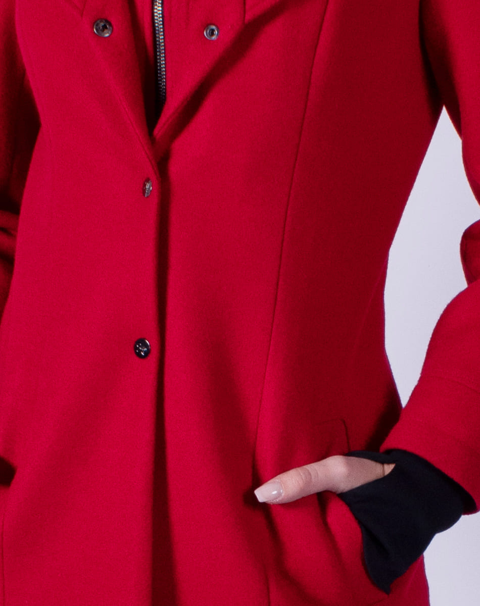 Hooded coat