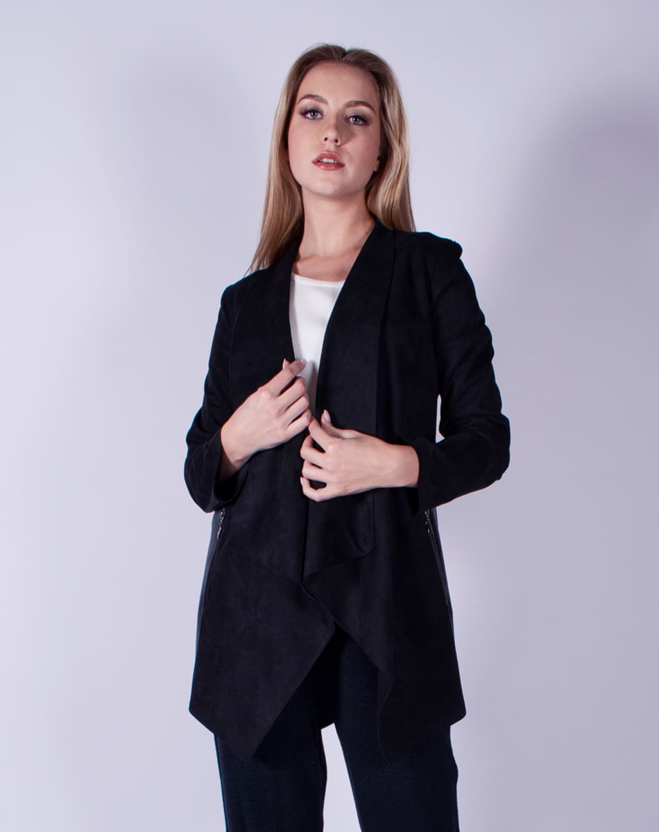 Suede coat