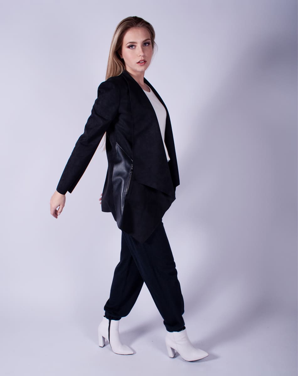 Suede coat