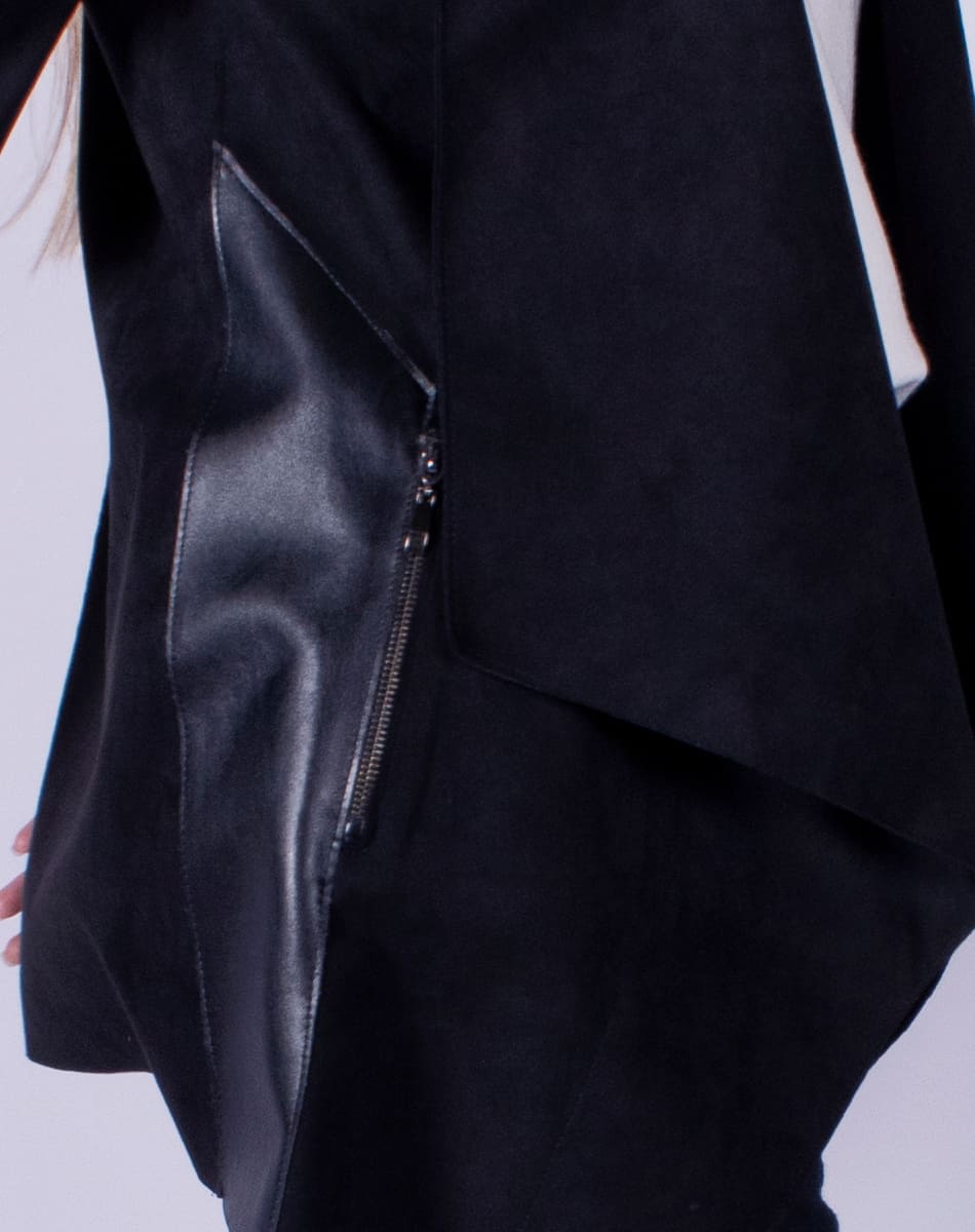 Suede coat