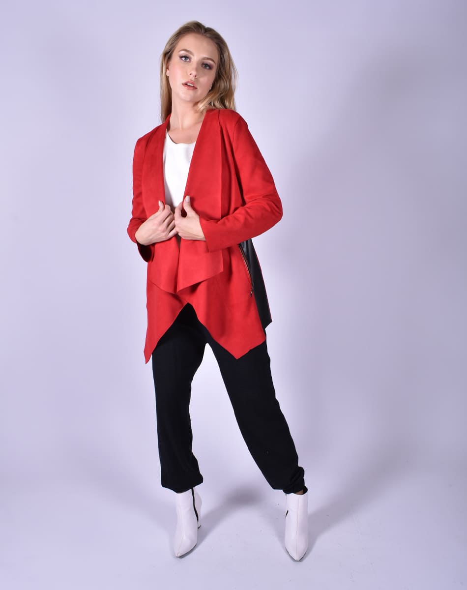 Suede coat