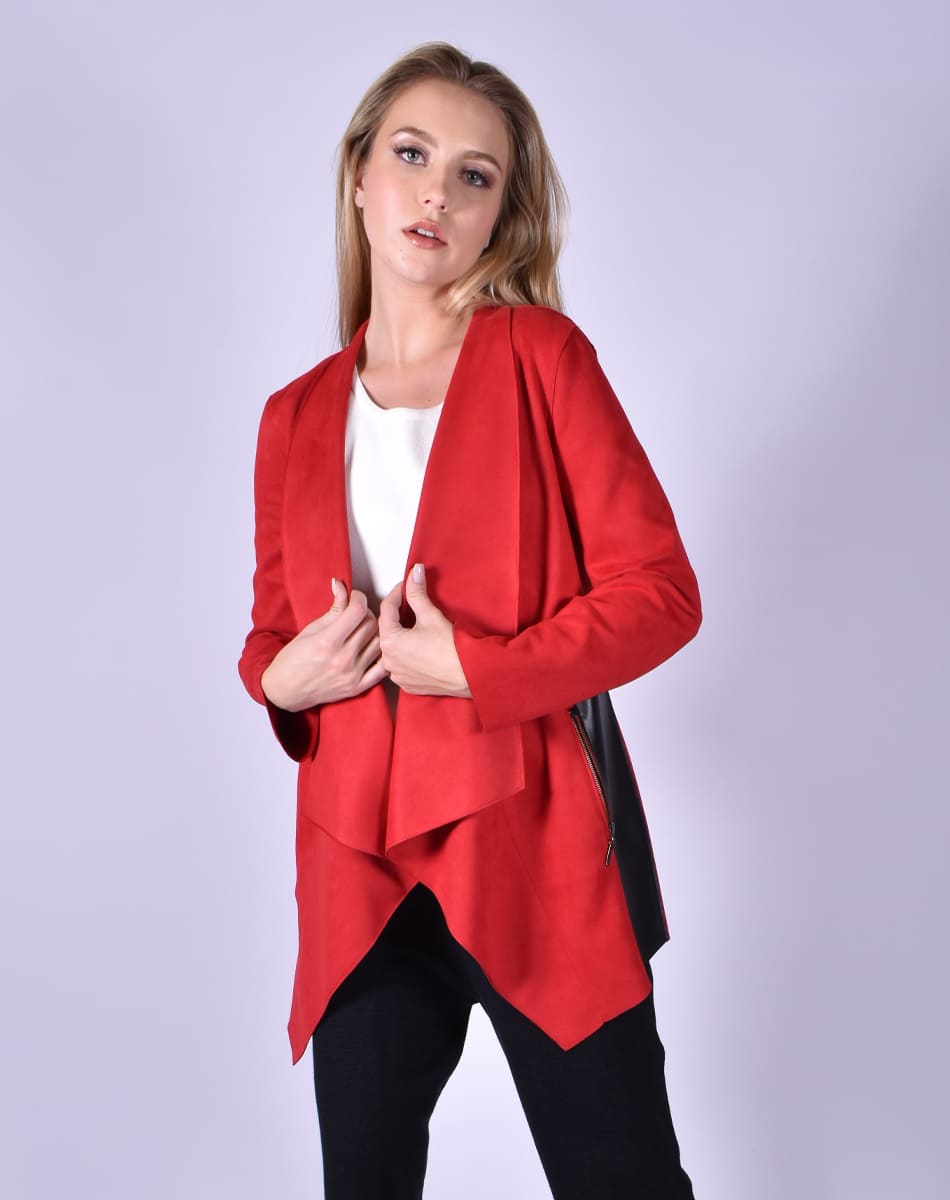 Suede coat