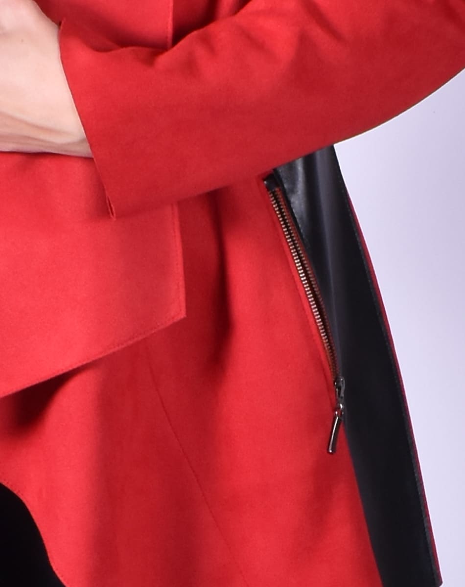 Suede coat