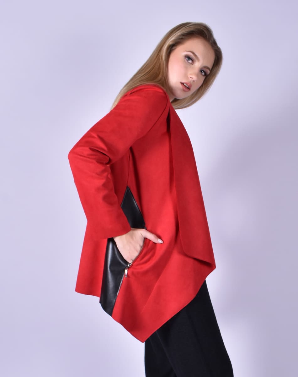 Suede coat