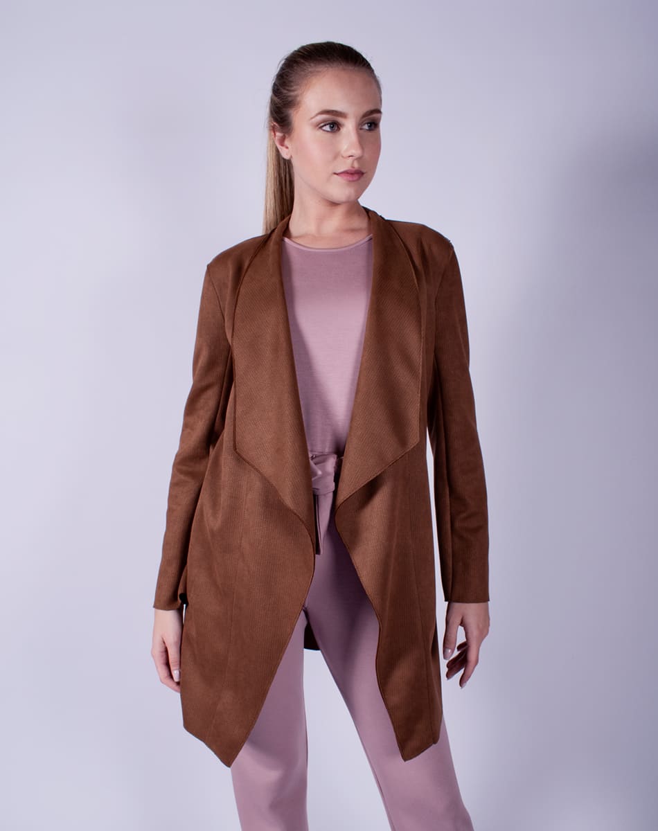 Suede coat
