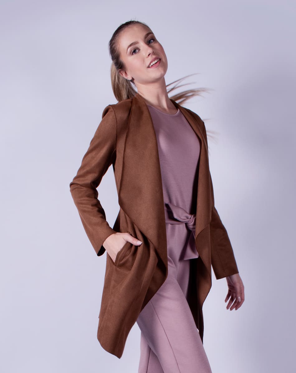 Suede coat