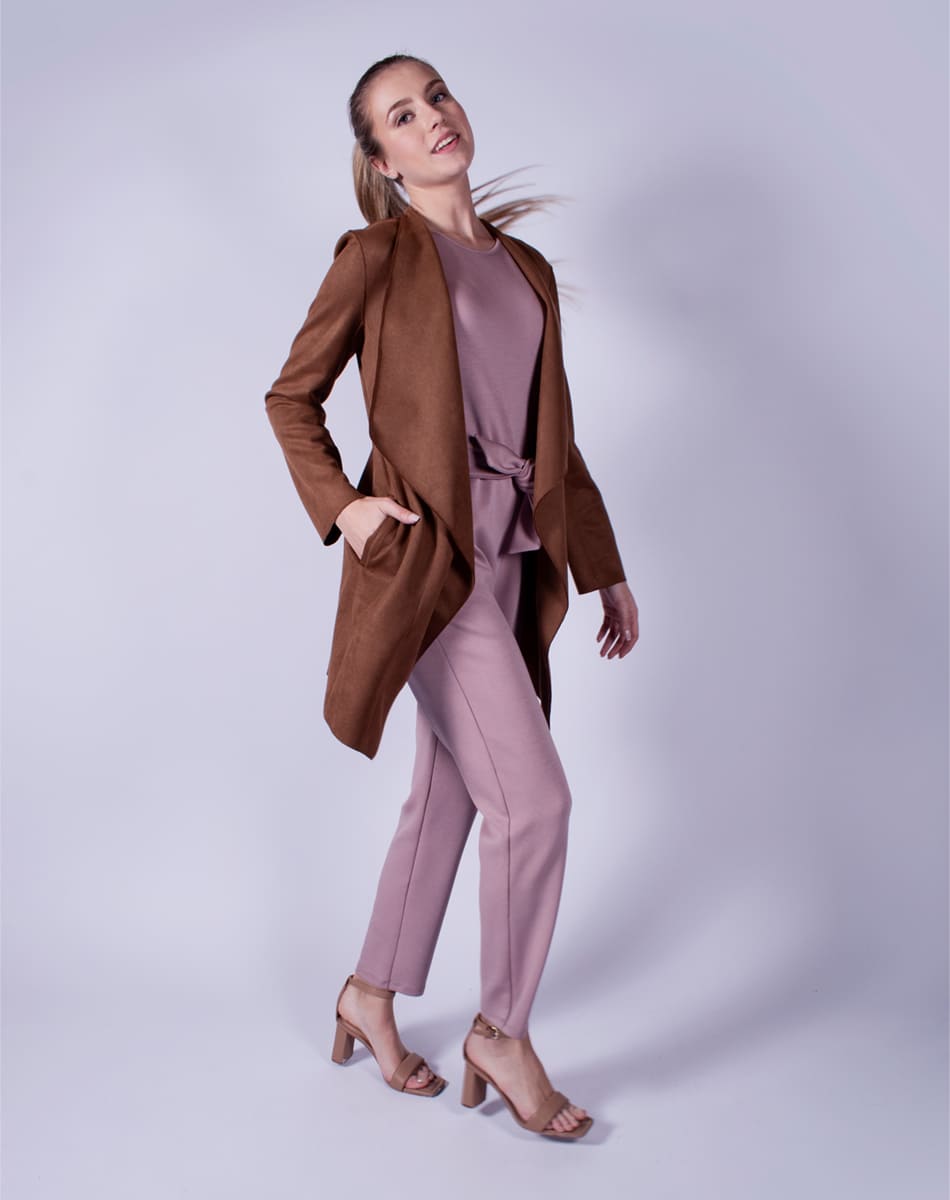 Suede coat