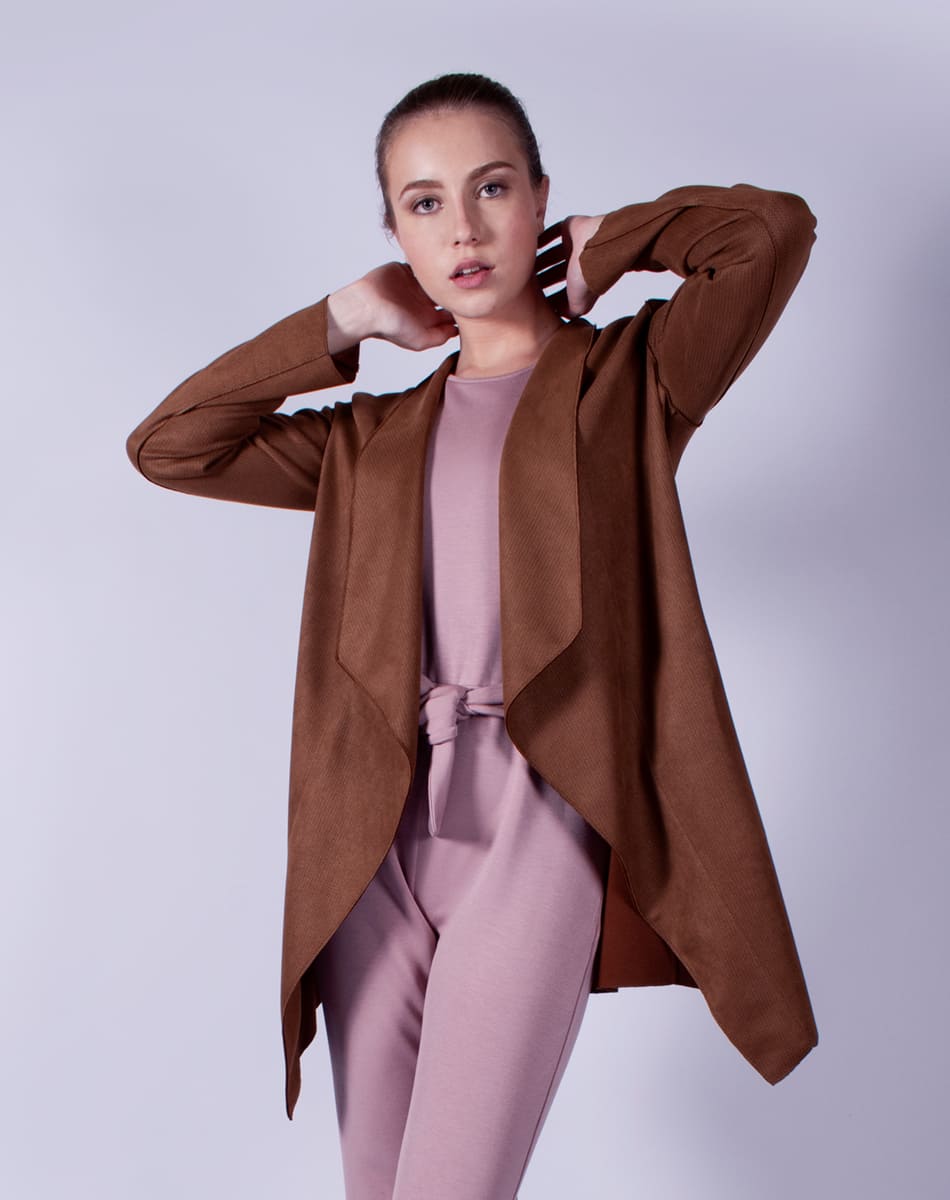 Suede coat