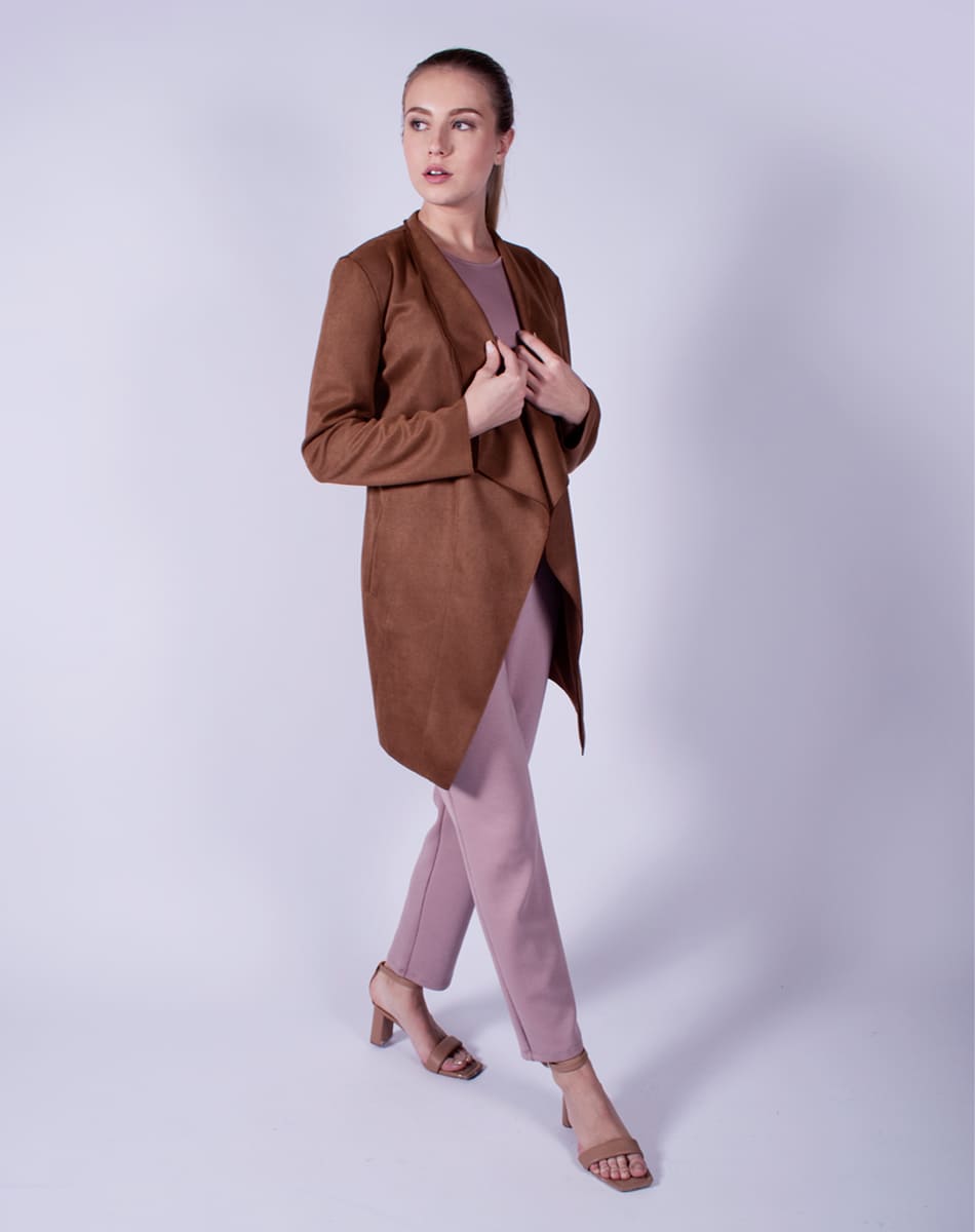 Suede coat