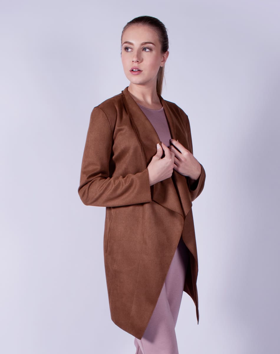 Suede coat