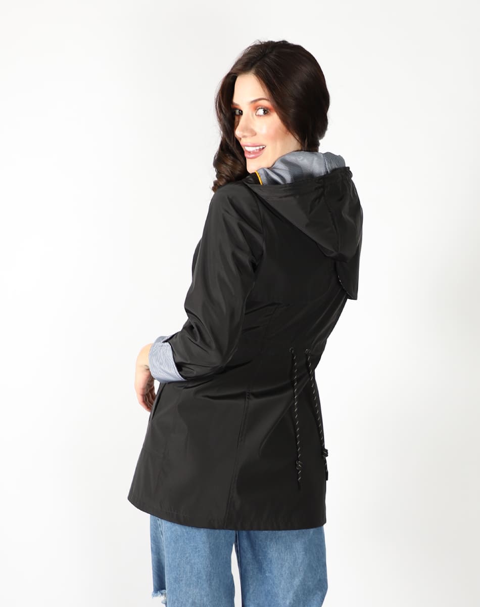 Hooded Lightweight trench coat