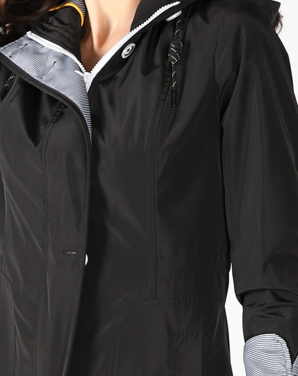 Hooded Lightweight trench coat