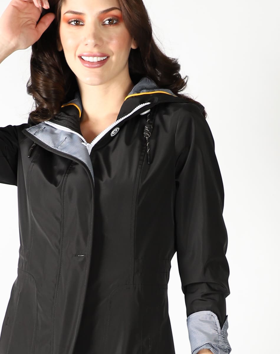 Hooded Lightweight trench coat
