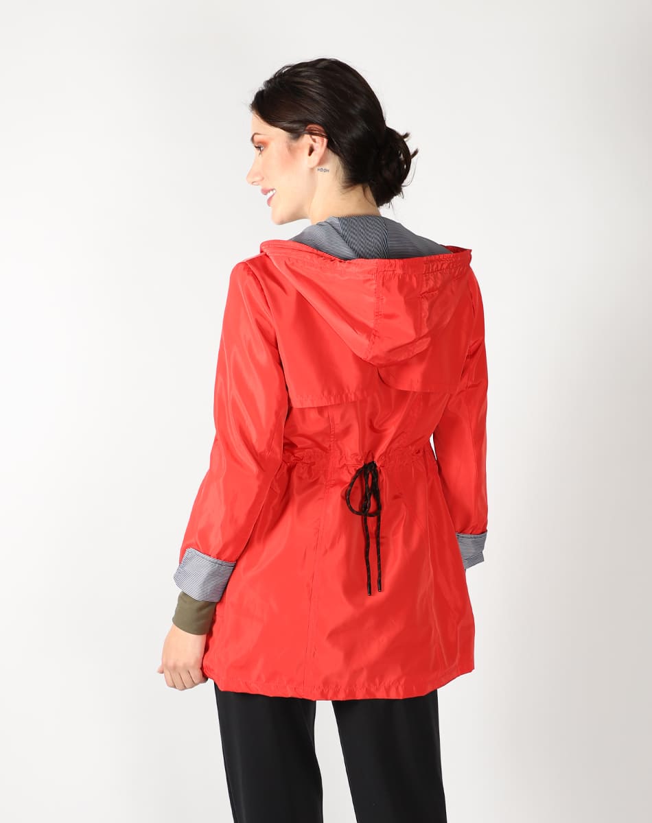 Hooded Lightweight trench coat