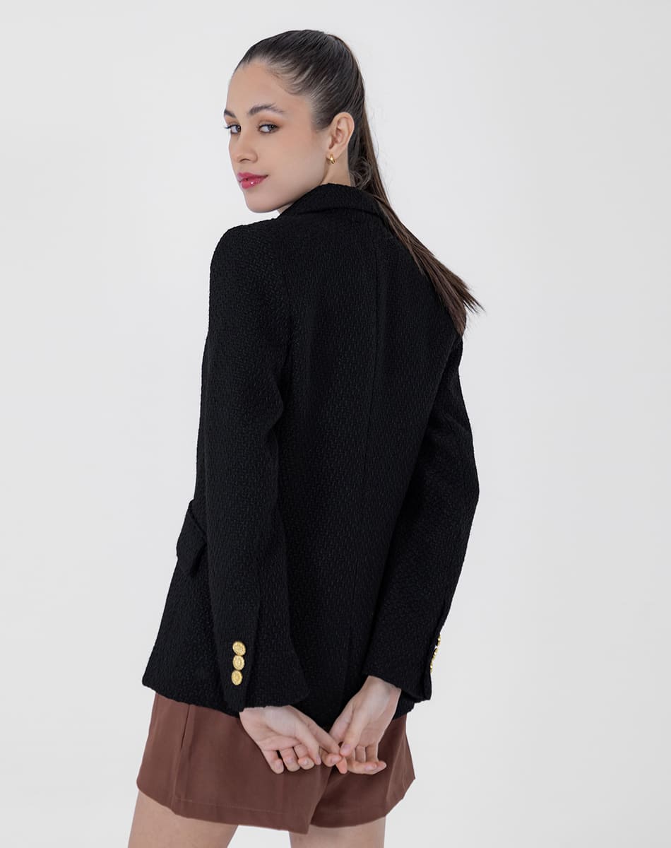 SHYLA | CONTEMPORARY BLAZER WITH BUTTON IN THE FRONT