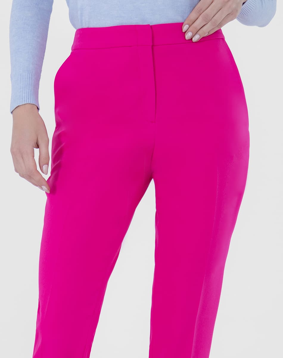 SHYLA | WOMEN'S CAPRI PANTS WITH WAISTBAND AND CLASP