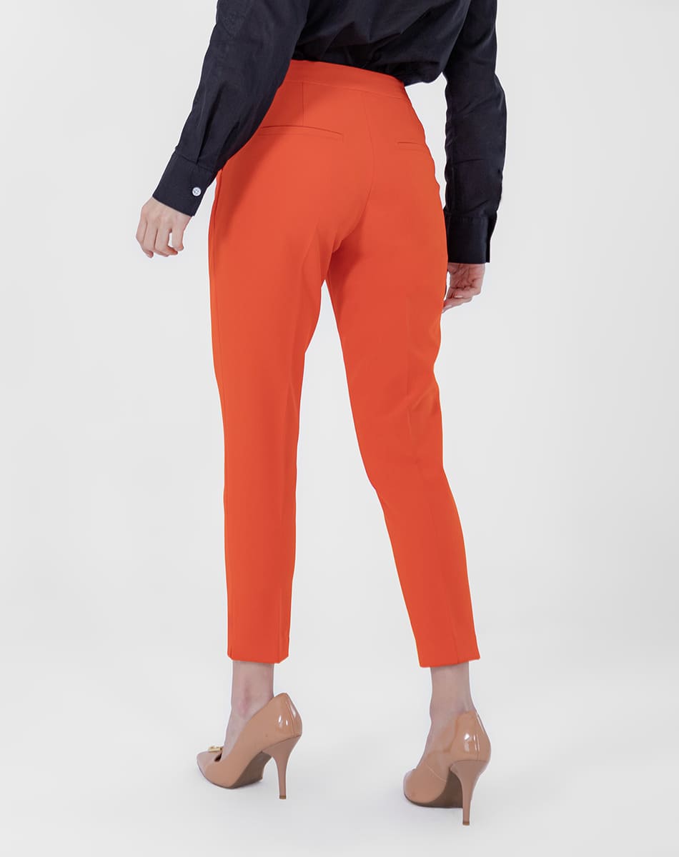 SHYLA | WOMEN'S CAPRI PANTS WITH WAISTBAND AND CLASP
