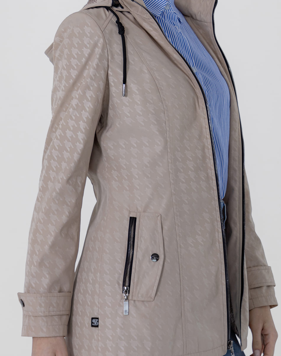 SHYLA | SPORT TRENCH COAT WITH PRINT