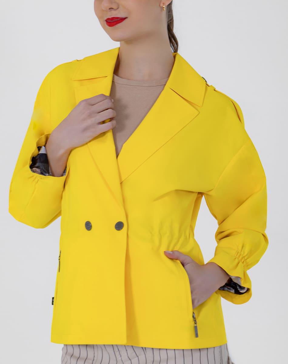 SHYLA | SHORT TRENCH COAT WITH RUNING
