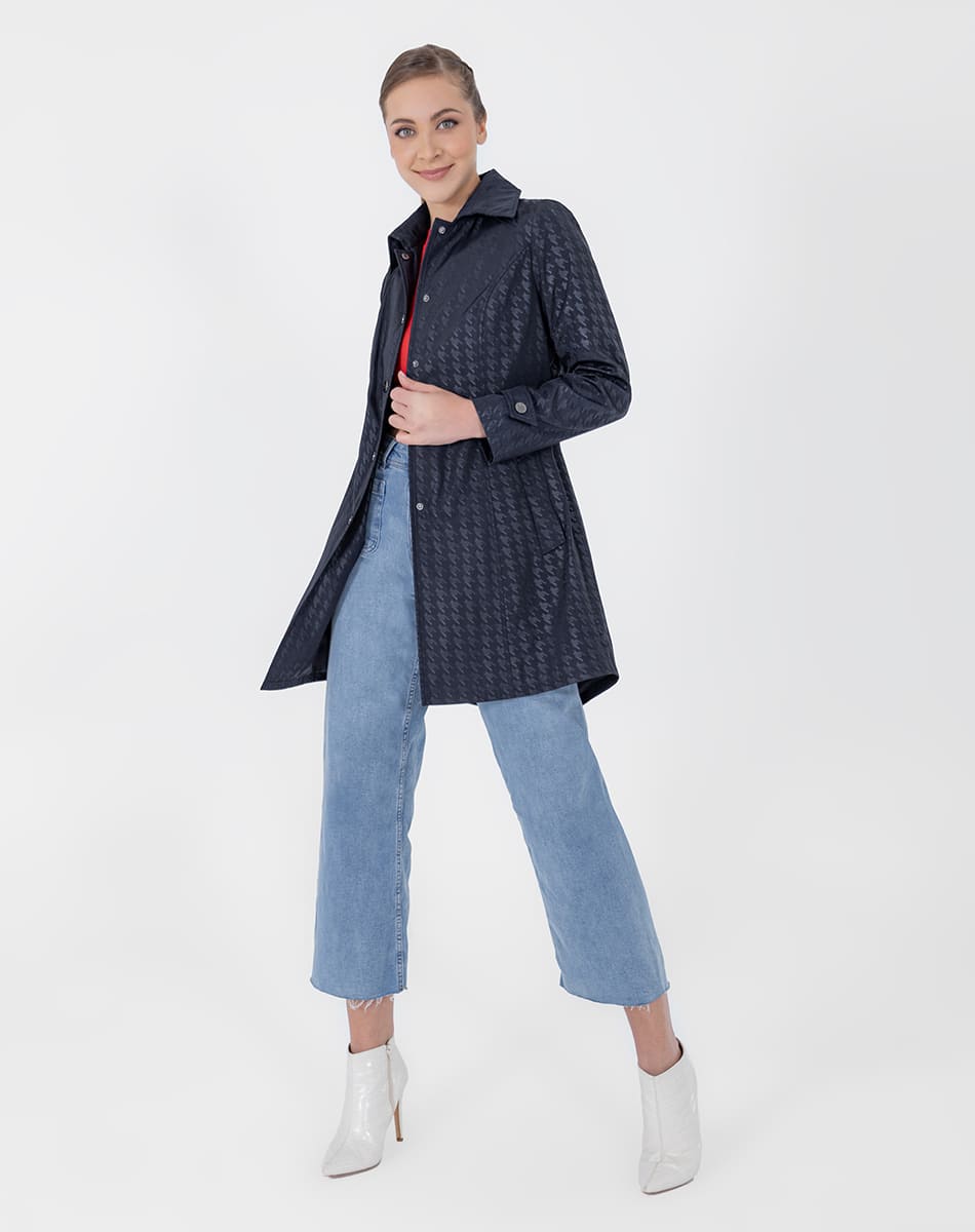 SHYLA | LONG TRENCH COAT WITH SHIRT COLLAR