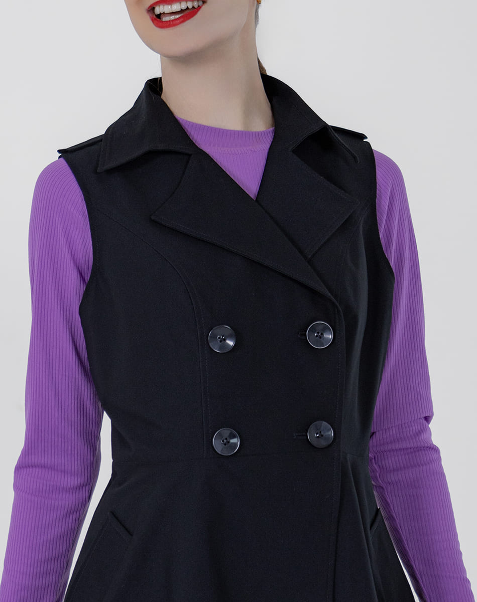 SHYLA | TRENCH COAT VEST AND BOLERO 3 IN 1