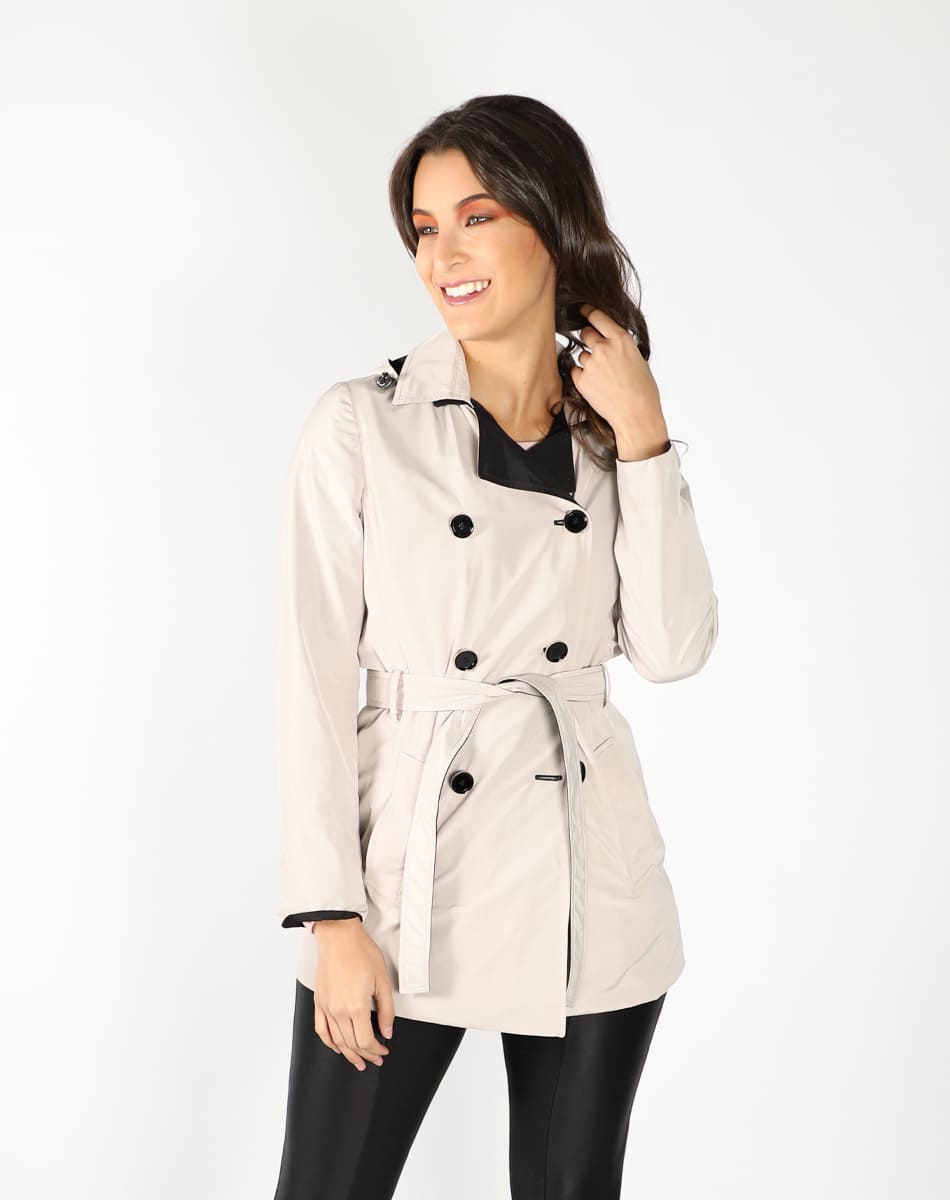 Double view trench coat