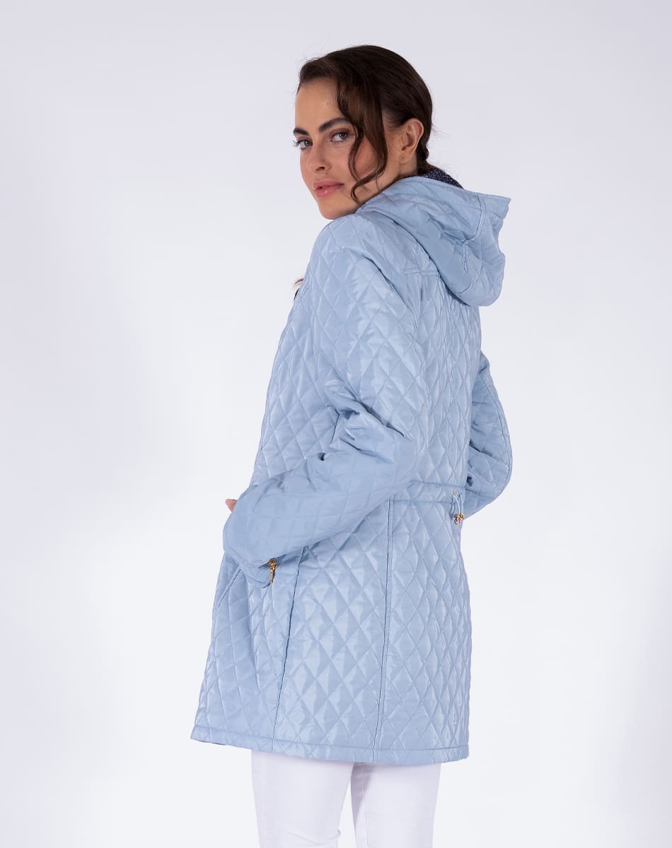 Hooded quilted  jacket