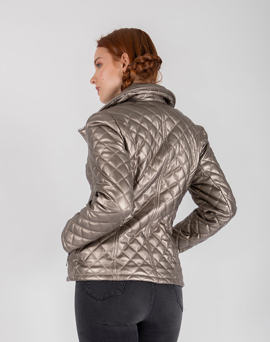 Shyla | Biker style quilted jacket