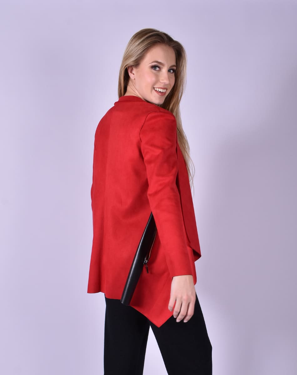 Suede coat